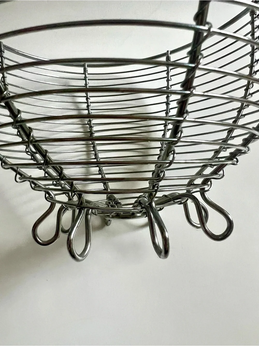 Metal Fruit Basket 6.5 H